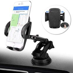 BTMAGIC Car Phone Mount, Dashboard Car Phone Holder, Ultimate Hands-Free Phone Holder for Car Dashboard, Washable Super Suction Cup, Compatible for iPhone 11/11 Pro / 8 Plus / 8 / X/XR/XS / 7 Plus