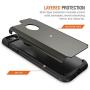 iPhone 8 Case, Trianium Protanium Apple iPhone 8 Case (2017) with Heavy Duty Protection/Shock Absorption/Dual Layer TPU + Rigid Back Armor/Scratch Resistant/Reinforced Corner Frame -Gunmetal