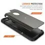 iPhone 8 Case, Trianium Protanium Apple iPhone 8 Case (2017) with Heavy Duty Protection/Shock Absorption/Dual Layer TPU + Rigid Back Armor/Scratch Resistant/Reinforced Corner Frame -Gunmetal iPhone 8 Case, Trianium Protanium Apple iPhone 8 Case (2017) with Heavy Duty Protection/Shock Absorption/Dual Layer TPU + Rigid Back Armor/Scratch Resistant/Reinforced Corner Frame -Gunmetal