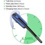 Bluetooth Headset, COMEXION Wireless Business Earpiece V4.1 Lightweight Noisy Suppression Bluetooth Earphone with Microphone for Phone/Laptop/Car（Blue+Case）