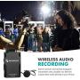 Movo SmartCine W2 - Wireless Smartphone Video Kit with Phone Rig, Dual Wireless Lavalier Microphone System, LED Light, Wide and Fisheye Lenses for iPhone/Android Phones - YouTube, TIK Tok Kit