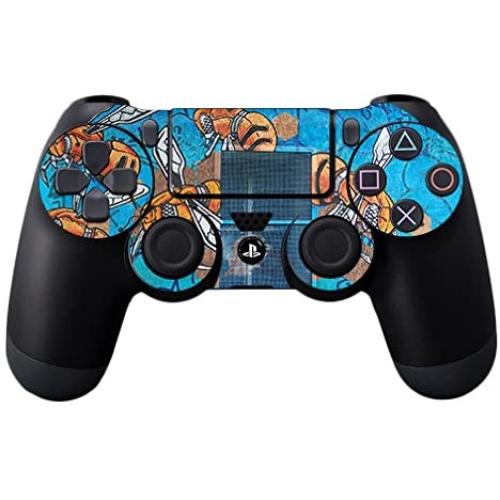 MightySkins Skin Compatible with Sony PS4 Controller - Killer Bumble | Protective, Durable, and Unique Vinyl Decal wrap Cover | Easy to Apply, Remove, and Change Styles | Made in The USA