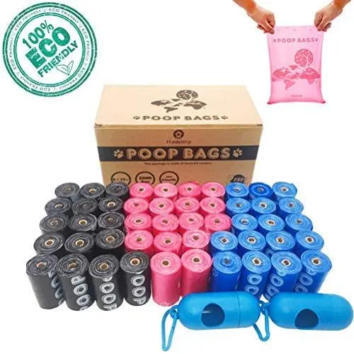 Biodegradable Dog Poop Bag - 1000 Counts Dog Waste Bags with 2 Dispensers, Eco-friendly Doggie Leak-proof Poop Bags, 9" x 13" Biodegradable Dog Poop Bag - 1000 Counts Dog Waste Bags with 2 Dispensers, Eco-friendly Doggie Leak-proof Poop Bags, 9" x 13"