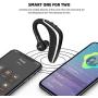 TechKen Bluetooth Headset, Newest BT5.0 Ear Piece Wireless Driving | Office | Business Headsets Compatible with iPhone, Android, and Other Leading Smartphones