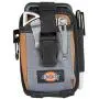 Dickies 2-Compartment Large Phone Pouch, Universal-fit Steel Clip for Tool Belt, Security Strap Over Phone, Carabiner for Quick-Clip Key Storage