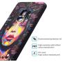 XIX Samsung Galaxy S9 Case African American Afro Girls Women Slim Fit Shockproof Bumper Cell Phone Accessories Thin Soft Black TPU Protective Samsung Galaxy S9 Cases (01)