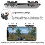 RONSHIN Wireless Controller,Portable L1R1 Gaming Trigger Smart Phone Game Shooter Controller Fire Button Handle for iPhone PUBG/Rules Survival/Knives Out Gifts for Boys