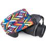 Wolven Camera Neck Shoulder Belt Strap Compatible All DSLR / SLR / Men / Women Etc, Multi-Colored