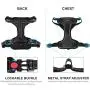 Petacc Dog Harness No-Pull Pet Harness Adjustable Pet Reflective Vest Dog Walking Harness with D-Ring Buckle and Handle for Small Medium Large Dogs Petacc Dog Harness No-Pull Pet Harness Adjustable Pet Reflective Vest Dog Walking Harness with D-Ring Buckle and Handle for Small Medium Large Dogs