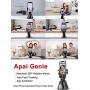 Portable All-in-one Smart Selfie Stick, 360° Rotates Auto Face & Object Tracking Vlog Shooting Smartphone Mount Holder