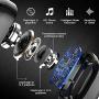 Wireless Earbuds Bluetooth 5.0 Headphones in Ear Headset Earphones HiFi Deep Bass CVC8.0 Noise Cancelling Waterproof 100H Playtime Touch Control with Mic Charging Case for Gym Workout Running