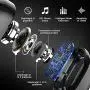 Wireless Earbuds Bluetooth 5.0 Headphones in Ear Headset Earphones HiFi Deep Bass CVC8.0 Noise Cancelling Waterproof 100H Playtime Touch Control with Mic Charging Case for Gym Workout Running