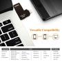 USB Flash Drive Photo Stick for iPhone Flash Drive for iPhone PhotoStick Mobile for iPhone iOS Flash Drive Android Drive Backup OTG Smart Phone Memory Stick Storage iPAD USB 3.0 WIVIC 32GB Dark Grey