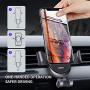LEEIOO Gravity Car Phone Mount,Aluminum Auto-Grab Vehicle Air Vent Mobile Phone Holder for 4-6.5 inches Mobile Phone Black