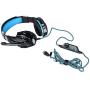 SENHAI G9000 3.5mm Game Gaming Headphone Headset Earphone Headband with Microphone LED Light for Computer Tablet Mobile Phones PS4 - Black and Blue