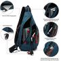 Tudequ Dry Wet Separation Sling Crossbody Chest Bag Backpack Casual Daypack for Men Women Teens