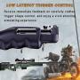 Mobile Game Controller with Cooling Fan/Phone Holder/Finger Sleeves for PUBG/Fortnite/Call of Duty, Tomoda L1R1 Mobile Triggers for 4.7”-6.5” iOS Android Phones