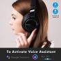 Noise Cancelling Headphones Bluetooth V5.0 Wireless,40Hours Playtime Headsets Over Ear with Microphones&Fast Charge,Srhythm NC75 Pro for TV/PC/Cell Phone - Low Latency