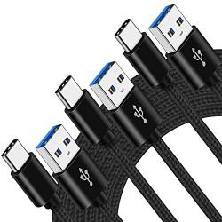 USB C Charger Cord 3FT 6FT 10FT Charging Cable for Samsung Galaxy A71 5G A21 A51 S20 /S20 Plus/S20 Ultra/A50 A20 A11,S10 S10E S10+,S9 S8,Note 10 9 8 20,Pixel 3A 3 4 4A XL,3A Fast Charge Power Wire