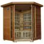 Radiant Saunas BSA1320 4 Person Cedar Corner Infrared Sauna, 3-4 Radiant Saunas BSA1320 4 Person Cedar Corner Infrared Sauna, 3-4