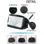 Bosynoy Cell Phone Holder for Car, GPS Mounts for car, Slim Dashboard Car Phone Mount for iPhone X 8 Plus 7 6s Samsung Galaxy S9 S8 Edge Note 8 LG and Other Garmin GPS, Reusable Silicone Pad Base