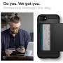 Spigen Slim Armor CS Designed for Apple iPhone SE 2020 Case/Designed for iPhone 8 Case (2017) / Designed for iPhone 7 Case (2016) - Black