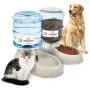 Ito Rocky Pet Feeding Solution Automatic Cat & Dog Cafe Feeder and Water Dispenser in Set with Food Scoop 6-Meal Automatic Food Dispenser for Small/Middle Puppy and Kitten