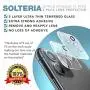 Solteria iPhone 11 Camera Protector 2 Pack - Clear Tempered Glass 9H Hardness iPhone 11 Lens Protector - Safe Lens Cover for Apple iPhone 11 Pro Back Camera Lenses - iPhone Lens Protector 11 Pro Max