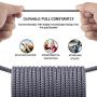 iPhone Charger 10 ft,3 Pack Lightning Cable & Data Sync Fast 10 Foot Nylon Braided Cord Compatible with iPhone Xs max/xr/x/8/8 Plus/7/7plus/6/6s Plus/5s/5,iPad(Silver)