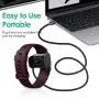 NANW Charger Cable Compatible with Fitbit Charge 4, 2-Pack 3.3Ft USB Charging Cable Cord Clip Dock Accessories Adapter for Charge 4 Smartwatch NANW Charger Cable Compatible with Fitbit Charge 4, 2-Pack 3.3Ft USB Charging Cable Cord Clip Dock Accessories Adapter for Charge 4 Smartwatch
