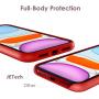 JETech Silicone Case for Apple iPhone 11 (2019) 6.1-Inch, Silky-Soft Touch Full-Body Protective Case, Shockproof Cover with Microfiber Lining (Red)