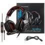[Newest Updately] Sades SA920 Wired Stereo Gaming Headset Over Ear Headphones with Microphone for New Xbox One / PS4 / PC /Cell phones- Black/red (Renewed)