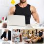 Mens Compression Shirt Slimming Body Shaper Vest Workout Tank Tops Abs Abdomen Undershirts