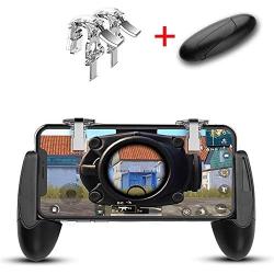 Mobile Game Controller for PUBG Mobile Triggers Button Sensitive Shoot and Aim Touch Key L1R1 for Fortnite/Critical Ops/Rules of Survival Cell Phone Game Controller for Android iOS