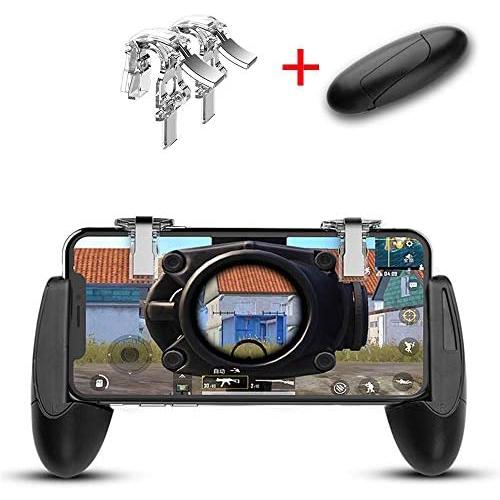 Mobile Game Controller for PUBG Mobile Triggers Button Sensitive Shoot and Aim Touch Key L1R1 for Fortnite/Critical Ops/Rules of Survival Cell Phone Game Controller for Android iOS
