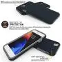 TEAM LUXURY iPhone SE 2020 Case/iPhone 8 Case/iPhone 7 Case, [Clarity Series] Updated G-III Ultra Defender [Shock Absorbent] Protective Phone Case for Apple iPhone SE /8/7 - Dark Navy Blue/Gray