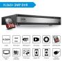 ZOSI Full 1080p H.265+ 16 Channel DVR for Security Camera with Hard Drive 2TB, Hybrid 4-in-1 CCTV DVR Surveillance System(Analog/AHD/TVI/CVI),Motion Detection,Mobile Remote Control,Email Alarm