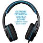 Stereo Gaming Headphone, SADES SA708GT PS4 Gaming Headphone with Microphone (Blue)