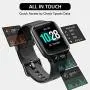 Lintelek Smart Watch, Full Touch Screen Smartwatch, 1.3 Inch Fitness Tracker with HR Monitor, Sleep Tracker, Stopwatch, IP68 Waterproof Fitness Watch Compatible with iOS, Android for Men, Women
