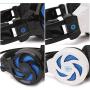 GFDGFDG PS4 Gaming Headset, PC Over Ear Gaming Headphones with Noise Canceling Mic LED Light, 3D Surround Sound, for Xbox PC Laptop Smart Phone