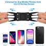 Keten Bike Phone Holder, Detachable & 360° Rotatable Silicon Mobile Holder for Motorcycle/Scooter/Stroller, Compatible with iPhone X Xr Xs Max Samsung S9+ S10+ Plus (Black)
