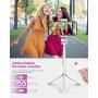Selfie Stick Tripod, ELEGIANT Lightweight Aluminum All in One Extendable Selfie Stick Bluetooth with Remote Compatible with iPhone 11/11PRO/XS Max/XS/XR/8P/7P, Galaxy S20/S10/S9S8, Gopro, Small Camera