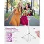 Selfie Stick Tripod, ELEGIANT Lightweight Aluminum All in One Extendable Selfie Stick Bluetooth with Remote Compatible with iPhone 11/11PRO/XS Max/XS/XR/8P/7P, Galaxy S20/S10/S9S8, Gopro, Small Camera