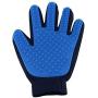 Pet Hair Remover Glove - Gentle Pet Grooming Glove Brush - Efficient Deshedding Glove - Massage Mitt with Enhanced Five Finger Design - Perfect for Dogs & Cats with Long & Short Fur - 1 Pack
