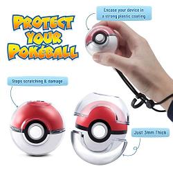 Insten Clear Case for Poke Ball Plus Controller , Protective Hard Case Cover compatible with Nintendo Switch Pokemon Lets Go Pikachu Eevee 2018 / Smartphone Mobile Game Pokeball Plus Catch Accessories