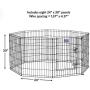 MidWest Homes for Pets Folding Metal Exercise Pen/Pet Playpen