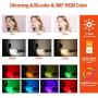 LituFoto RGB Pocket Light R18 Camera Light Mini LED Video Light Panel Fill Light Full Color Output Video Soft Light with Screen for YouTube, Vlog, DSLR, Studio, Outdoor, Smartphone Shooting