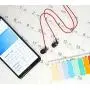 5 Pack Earbud Headphones with Microphone & Remote (G08), 3.5mm in-Ear Stereo Sound Corded Earphones Headsets Accessory Compatible with iOS Android Smartphone, Laptop, MP3, Gaming, Chromebook