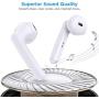 Wireless Earbuds, HSPRO Bluetooth 5.0 Headphones with 30H Playtime, IPX5 Waterproof Bluetooth Earphones with Charging Case, in-Ear Headset with Mic for Sports/Running/Workout