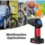Bigzzia Portable Cordless Tire inflator Pump with LCD screeen Digital Pressure Gauge Hand Held Air Compressor 12V Rechargeable Lithium for Car,Bicycle, Motorcycle, Electric car, Balls Bigzzia Portable Cordless Tire inflator Pump with LCD screeen Digital Pressure Gauge Hand Held Air Compressor 12V Rechargeable Lithium for Car,Bicycle, Motorcycle, Electric car, Balls